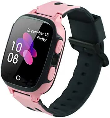 Sekyo|S1|GPS (AGPS/LBS) Kids Smart Watch|Tracking Watch with Mobile|SOS|Camera|Touch Screen|2-Way Voice Calling Function for Kids Safety|Pink