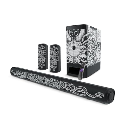 ZEBRONICS Newly Launched 525 Watts Soundbar JUKE BAR 9400 PRO DOLBY 5.1(Designed by Santanu Hazarika)with BT v5.0,HDMI ARC,Optical IN,USB,AUX,Dual Rea...