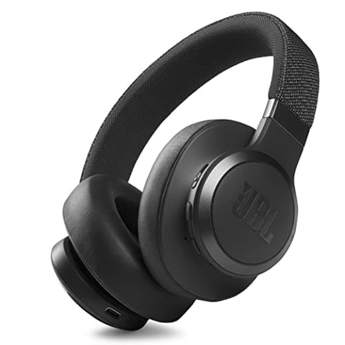 (Renewed) JBL Live 660NC, Smart Adaptive Noise Cancellation Headphones with Mic, Over Ear Headphone, up to 50 Hours Playtime with Quick Charge, JBL Signature Sound, Auto Play & Pause, Dual Pairing & AUX (Black)
