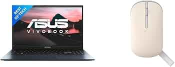 ASUS Vivobook Pro 15, AMD Ryzen 7 5800H, 15.6" (39.62 cm) FHD, Thin and Light Laptop (16 GB RAM/1TB SSD/4GB RTX 3050) M6500QC-HN751WS Marshmallow MD10...