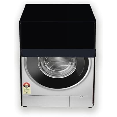 Amodori Front Load Washing Machine Cover Compatible for IFB 8 Kg (Senator MXS 8012) | Waterproof | Solid Black