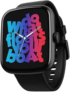 boAt Wave Beat Call Smart Watch(Active Black)