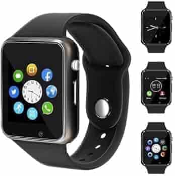 Original New A1 Watch - Series 7 Smart Watch with Camera and Activity Tracker with Sim & SD Card Support Heart Rate Tracker, Step and Calorie Counter, Blood Pressure Tracker Calling Watch and Fitness Monitoring( A1 SERIES 7)