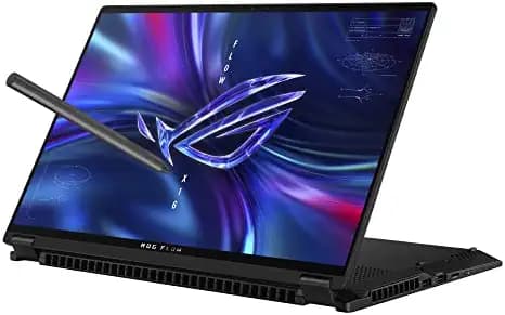 ASUS ROG Flow X16 (2022), 16" (40.64 cm) QHD+ 16:10 165Hz/3ms Touch, AMD Ryzen 7 6800HS, 4GB RTX 3050 Ti, 2-in-1 Gaming Laptop (16GB/1TB SSD/Windows 11/with Office/Gray/2.00 Kg), GV601RE-M6012WS