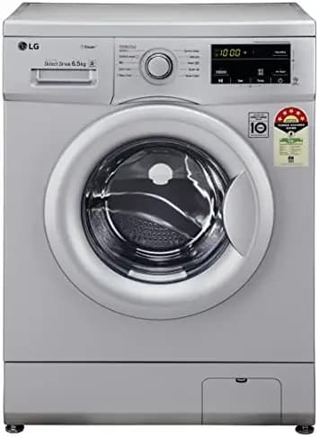 LG 6.5 Kg 5 Star Inverter Fully-Automatic Front Loading Washing Machine (FHM1065SDL, Silver, 6 Motion Direct Drive)