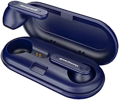 Honeywell Suono P2000 Bluetooth Truly Wireless in Ear Earbuds with Mic, Upto 18 Hours Playtime, Ultra Slim & Lightweight, Type-C Fast Charging, Voice Assistant & Bluetooth 5.0 (Blue)