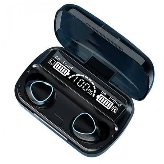 Badshah M10 True Wireless Earbuds BT 5.1 Headphones TWS Stereo Earphones with Touch Control 2000mAh