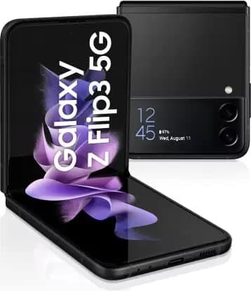 Samsung Galaxy Z Flip3 5G (Phantom Black, 256 GB) (8 GB RAM)