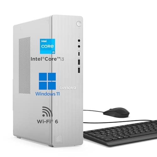 Lenovo IdeaCentre Tower 13th Gen Core i3-13100 (16GB RAM/512GB SSD/Windows 11/ Microsoft 365 Basic + Office Home 2024/Wifi 6/Bluetooth 5.2/USB Calliop...