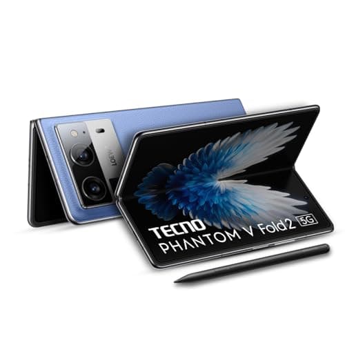 TECNO Phantom V Fold 2 (Rippling Blue, 12GB+512GB) | Strongest Fold Ever | Largest Battery in Fold Segment-5750mAh | Segment Largest Display | Rear - ...