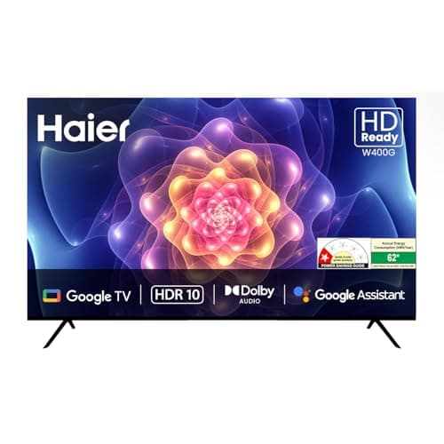 Haier 80cm (32) HD Ready Smart LED Google TV LE32W400G-N (Black)