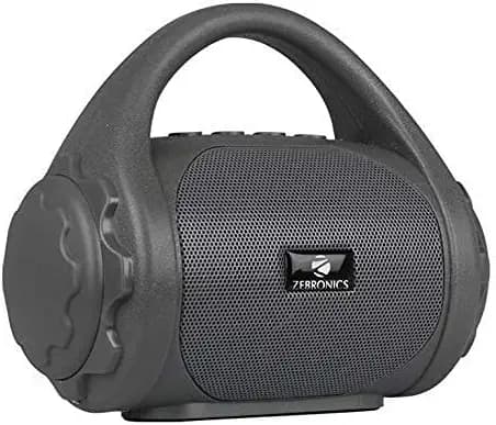 (Renewed) Zebronics Zeb-County Bluetooth Speaker with Built-in FM Radio, Aux Input and Call Function (Grey)