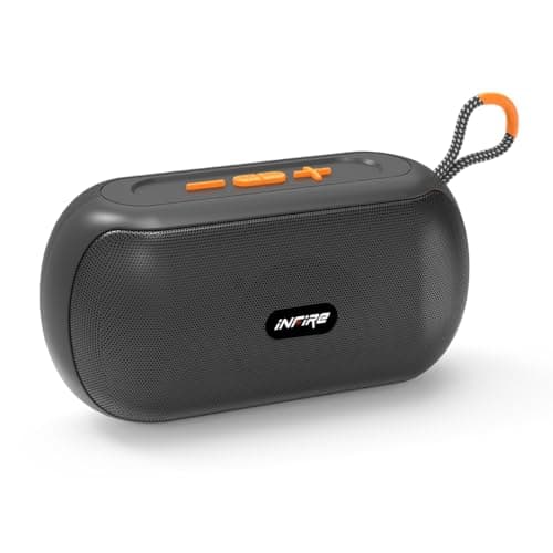 iNFiRe Newly Launched Groove 8W Bluetooth Party Speaker | High-Powered Sound, Up to 14 Hours Playback, Bluetooth 5.4, FM Radio, TF Card Slot, USB/BT C...