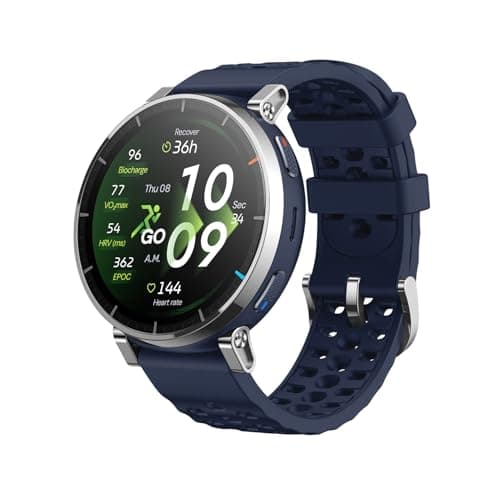 Amazfit Active 3 Premium GPS Running Smart Watch,1.32" AMOLED Sapphire Display,12-Day Battery,4GB Storage,Offline Maps,170+ Workout Modes,5 ATM,Heart ...
