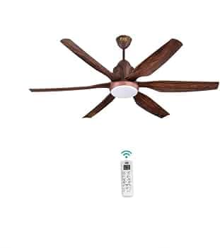 KUHL Galaxis G6 1670 mm 65% Power Saving BLDC Ceiling Fan | BEE 5 Star Rated | High Air Flow | 5 Year Warranty | Free Installation | Teak