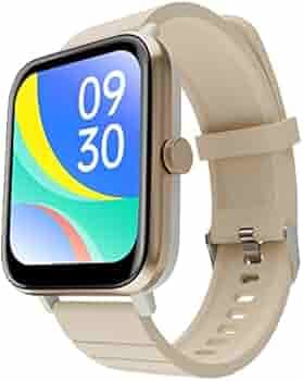Zebronics DRIP Smart Watch with Bluetooth Calling, 4.3cm (1.69"), 10 built-in & 100+ Watch Faces, 100+ Sport Modes, 4 built-in Games, Voice Assistant, 8 Menu UI, Fitness Health & Sleep Tracker (Beige)