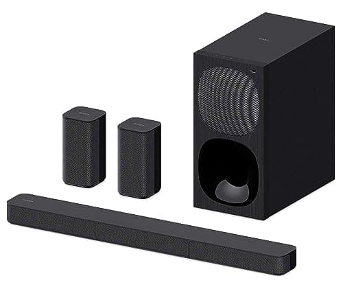Sony HT-S20R Real 5.1ch Dolby Digital Soundbar for TV with subwoofer and Compact Rear Speakers, 5.1ch Home Theatre System (400W,Bluetooth & USB Connec