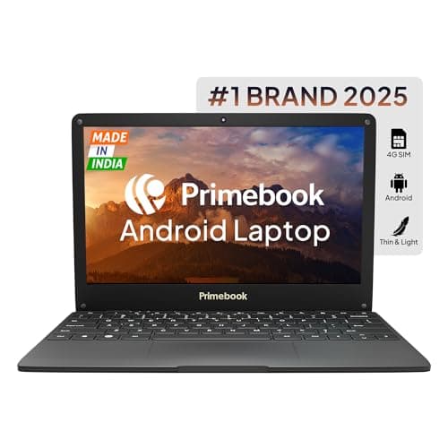 Primebook S 4G Android Based MediaTek MT8788 - (PrimeOS) 4G Thin and Light Laptop (11.6 Inch, 1.065 Kg) (128, Black, Domestic)