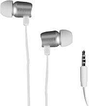MINISO Metallic Bass in-Ear Wired Headphones with Microphone, Comfortable Earbuds Earphones for Mobile Smartphones Apple Xiaomi Realme Oppo Samsung -