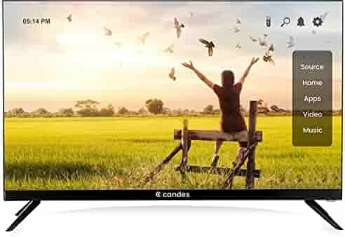 Candes 60 cm (24 inch) HD Ready LED TV 2021 Edition (F24N001 Frameless TV)
