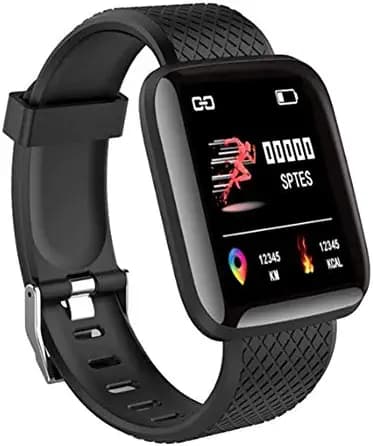 Amazpro(Today Only Sale:5 Years Warranty) Water Resistant Smart Watch D116 Touchscreen Smart Watch Bluetooth 1.3" Smart Watch LED with Daily Activity Tracker, Heart Rate Sensor, Sleep Monitor