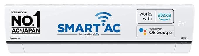 Panasonic 2 Ton 4 Star Wi-Fi Twin-Cool Inverter Split Air Conditioner (Copper, Auto Convertible, nanoe-G Air Purification, 2022 Model, CS/CU-WU24YKYXF