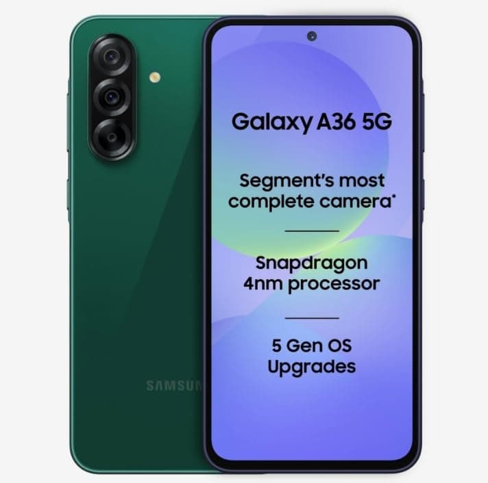Samsung A36 5G (Dark Green, 256 GB) (8 GB RAM)