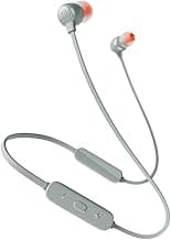 (Renewed) JBL Tune 115BT in-Ear Wireless Headphones with Deep Bass, 8-Hour Battery Life and Quick Charging (Grey)