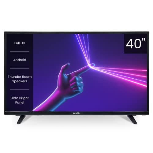 ionstar 102 cm (40 Inches) Full HD Smart LED TV ST40-ABSTAR (Black) (2022 Model)