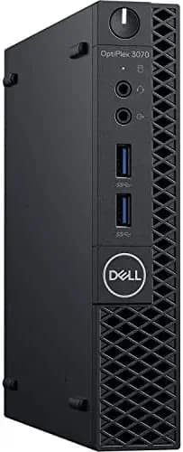 (Renewed) DELL OPTIPLEX 3070 Tiny Desktop (Core I3 9th gen 3.1ghz, 8 GB RAM, 500 GB HDD, Win 11 Pro, MS Office, WIFI, USB 3.0, Ethernet,VGA), Black