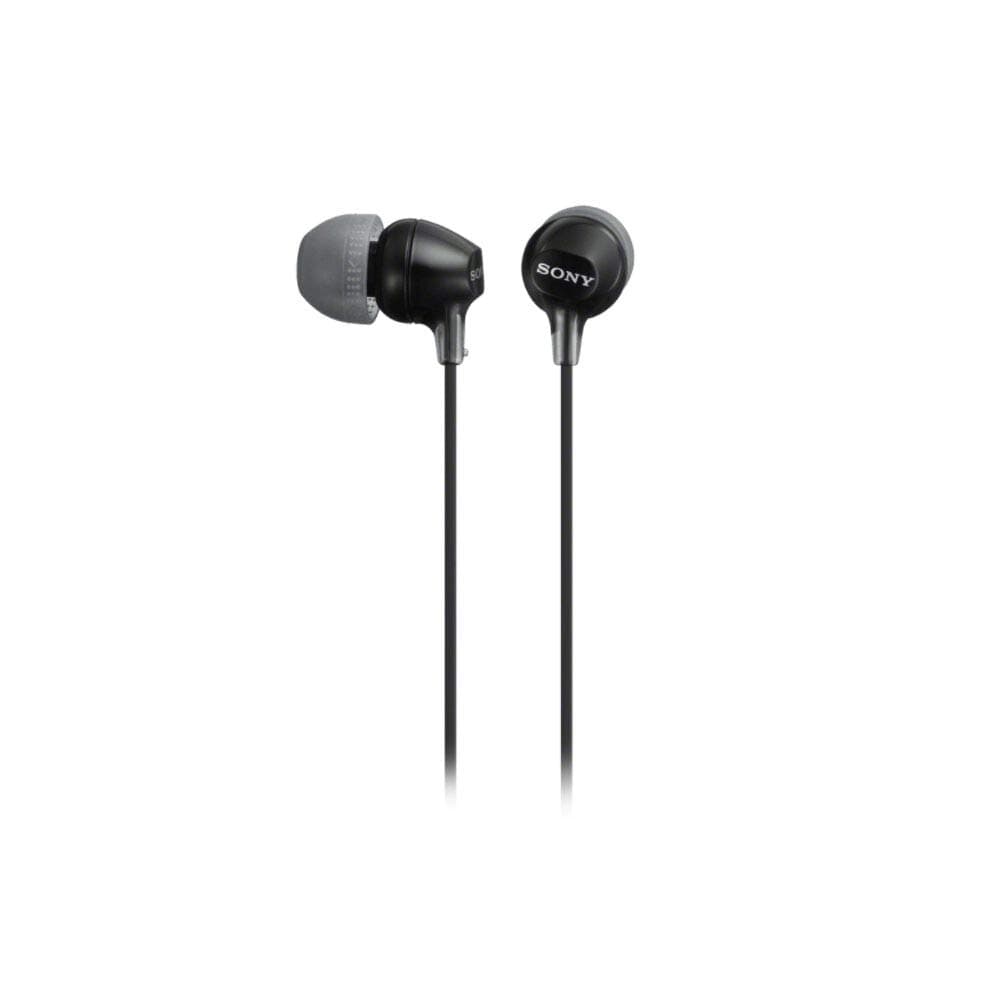 Sony MDR-EX15AP EX Wired In Ear Headphone with Mic (Black)