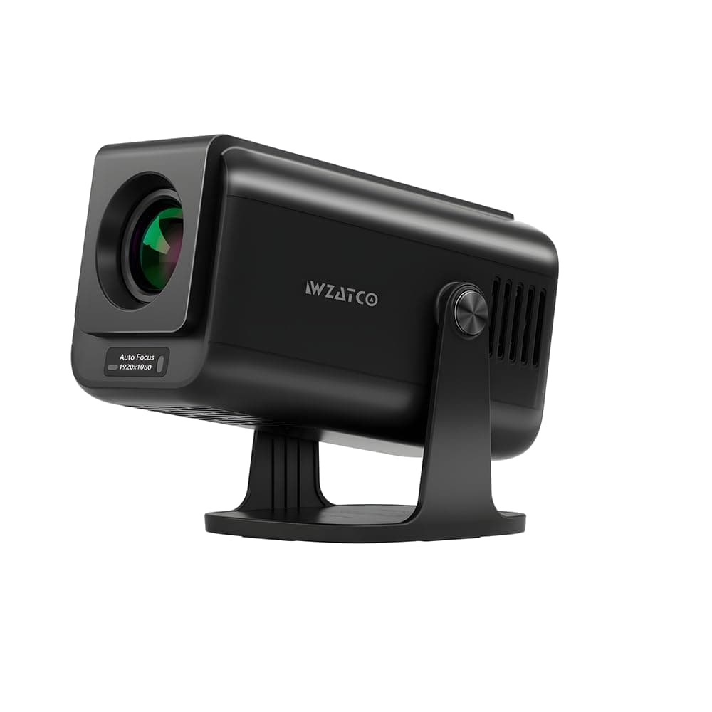 WZATCO Yuva Go Pro Fully Automatic Native 1080P Android 13.0 Smart Projector, Auto Focus, Auto 4D Keystone, 4X Brighter, 4K HDR Support, Rotatable Des...