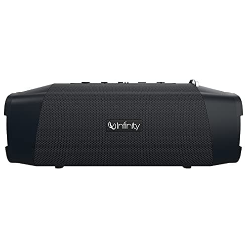 Infinity by Harman CLUBZ 750 Dual EQ Deep Bass 20W Portable Stereo Speaker with 10 Hours Playtime, Built-in Powerbank, Bluetooth 5.0 and IPX7 Waterproof (Black)