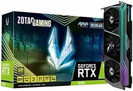 ZOTAC Gaming Geforce RTX 3090 AMP Core Holo 24GB GDDR6X, 384 bit, 1755/19500, HDCP, Three DP, HDMI, Premium Pack