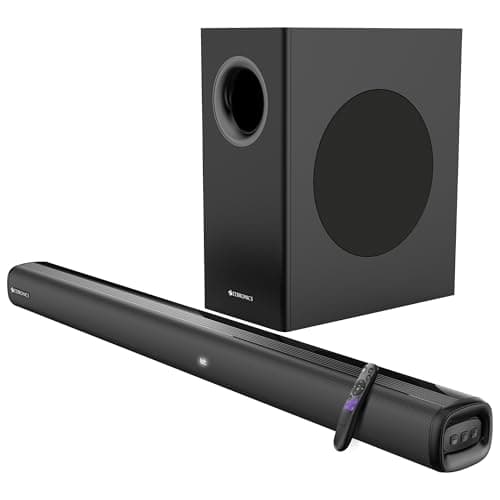 ZEBRONICS Juke BAR 4100 Soundbar, 200 Watts, Virtual 5.1, Quad Driver Soundbar, 6.5" Subwoofer, Wall Mountable, Bluetooth v5.0 | HDMI (ARC) | Optical ...