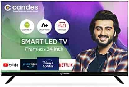 Candes 60 cm (24 inch) HD Ready LED Smart Android TV (PC24S001 Frameless)