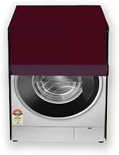 Amodori Front-load washing machine cover Compatible for LG 8 Kg (FHP1208A5M.AMBQEIL) Solid Maroon print