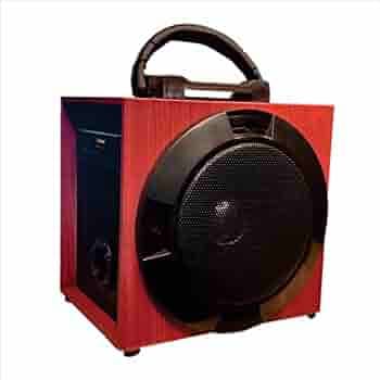 sykz Projector Series Wooden Bluetooth Speaker (SBT-917) 20 W Bluetooth Speaker (Black, Stereo Channel)