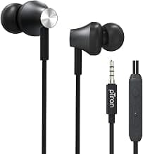 (Renewed) pTron Pride Evo HBE (High Bass Earphones) in-Ear Wired Headphones with in-line Mic, 10mm Powerful Driver for Hi-Fi Audio, Noise Cancelling H