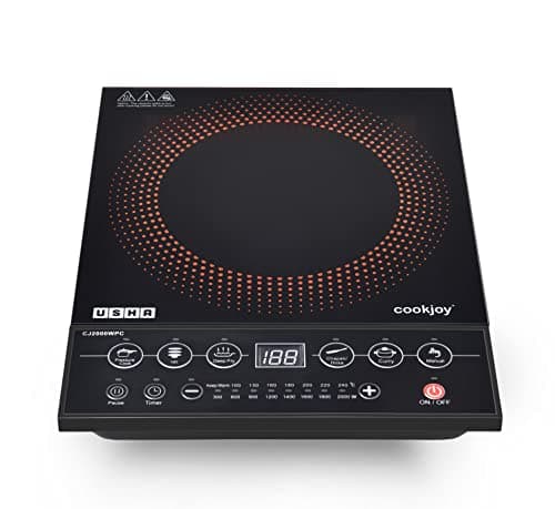 Usha CookJoy (CJ2000WPC) 2000 Watt Induction cooktop (Black)
