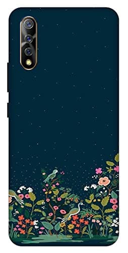 LaidBack Vivo S1 / Vivo 1907 Back Case Cover | Vivo S1 / Vivo 1907 Designer Printed Hard Mobile Back Case Cover for Vivo S1 / Vivo 1907 (Girls Boys Floral Flower Heart Love Multicolor)