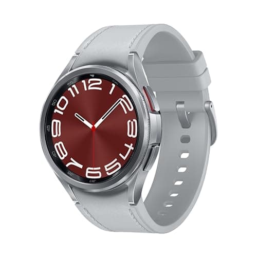Samsung Galaxy Watch6 Classic Bluetooth (43mm, Silver, Compatible with Android only)