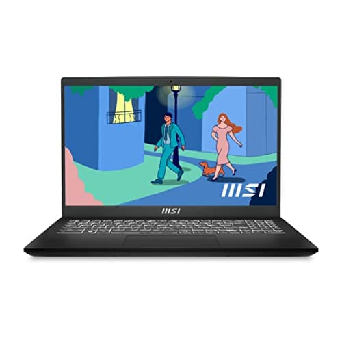 MSI Modern 15,AMD 7th Gen. Ryzen 5 7430U,40CM FHD 60Hz Thin & Light aptop(16GB/512GB NVMe SSD/Windows 11 Home/Office 2021/AMD Radeon/Classic Black/1.7...