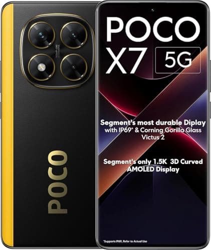 POCO X7 5G (Yellow, 256 GB) (8 GB RAM)