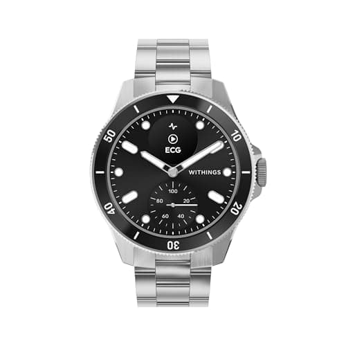 Withings ScanWatch Nova, Heart Health Hybrid Smartwatch for Men & Women - ECG, with SPO2, Temperature Monitoring, Sleep, Respiratory Health, Cycle Mon...