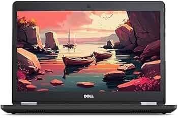 (Refurbished) Dell Latitude E5470 6th Gen Intel Core i5 Thin & Light HD Laptop (10 GB DDR4 RAM|256 GB SSD|14" (35.6 cm) HD|Windows 11|MS Office|WiFi|B...