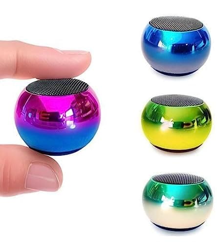 icall M3 Plus Portable Bluetooth Mini Speaker Dynamic Metal Sound(Color As per Stock) 5 W Bluetooth Speaker (Purple, Multicolor, Stereo Channel)