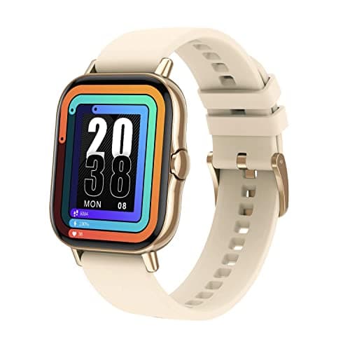 BFIT Alpha Smart Bluetooth Calling Watch with 1.8" Color Full Touch Screen, ECG, SpO2, & Music Control, Continuous Heart Rate Monitor