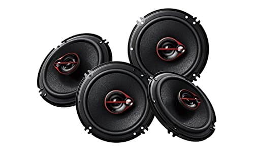 Pioneer TS-R1651D-2 Coaxial 6 inch Car Speaker (2 pairs-4pcs, Black)