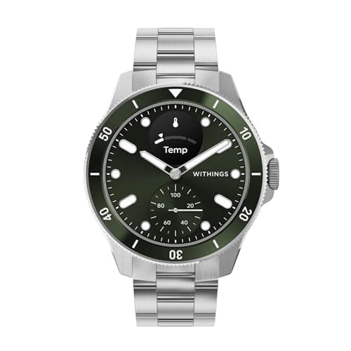 Withings ScanWatch Nova, Heart Health Hybrid Smartwatch for Men & Women - ECG, with SPO2, Temperature Monitoring, Sleep, Respiratory Health, Cycle Mon...